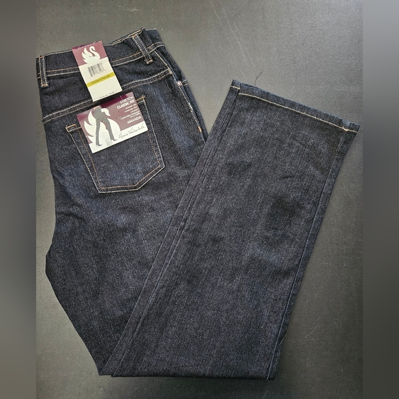 NWT - Vintage Gloria Vanderbilt Indigo Stretch Classic Amanda Jeans - Size 14 - Picture 1 of 8